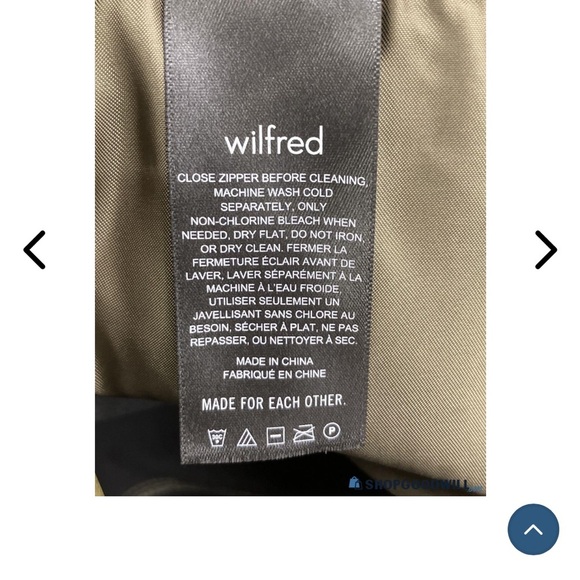 Wilfred Olive Green High-Waisted Pants - Picture 5 of 7